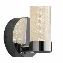 Allen + Roth Caroline 1-Light 9 Chrome Vanity Light Bar 9 Allen + Roth Caroline 1-Light 9 Chrome Vanity Light Bar -Allen + Roth Shop 970852 15447512