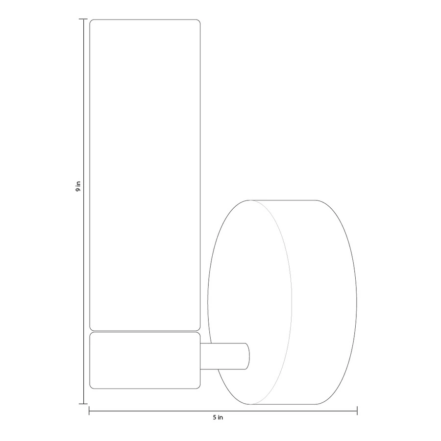 Allen + Roth Caroline 1-Light 9 Chrome Vanity Light Bar 3 Allen + Roth Caroline 1-Light 9 Chrome Vanity Light Bar - Image 3
