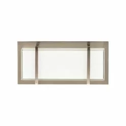 Allen + Roth Brighton 2-Light 5.51 Brushed Nickel Rectangle Vanity Light Bar 10 Allen + Roth Brighton 2-Light 5.51 Brushed Nickel Rectangle Vanity Light Bar -Allen + Roth Shop 970856 16255537 001