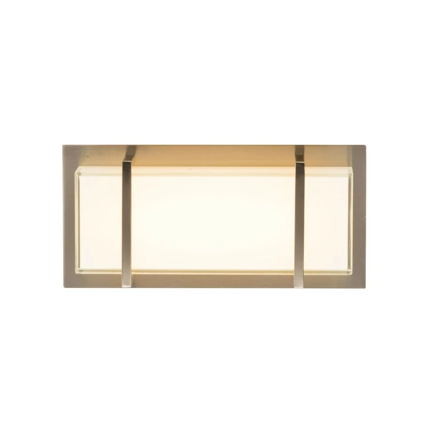 Allen + Roth Brighton 2-Light 5.51 Brushed Nickel Rectangle Vanity Light Bar 1 Allen + Roth Brighton 2-Light 5.51 Brushed Nickel Rectangle Vanity Light Bar