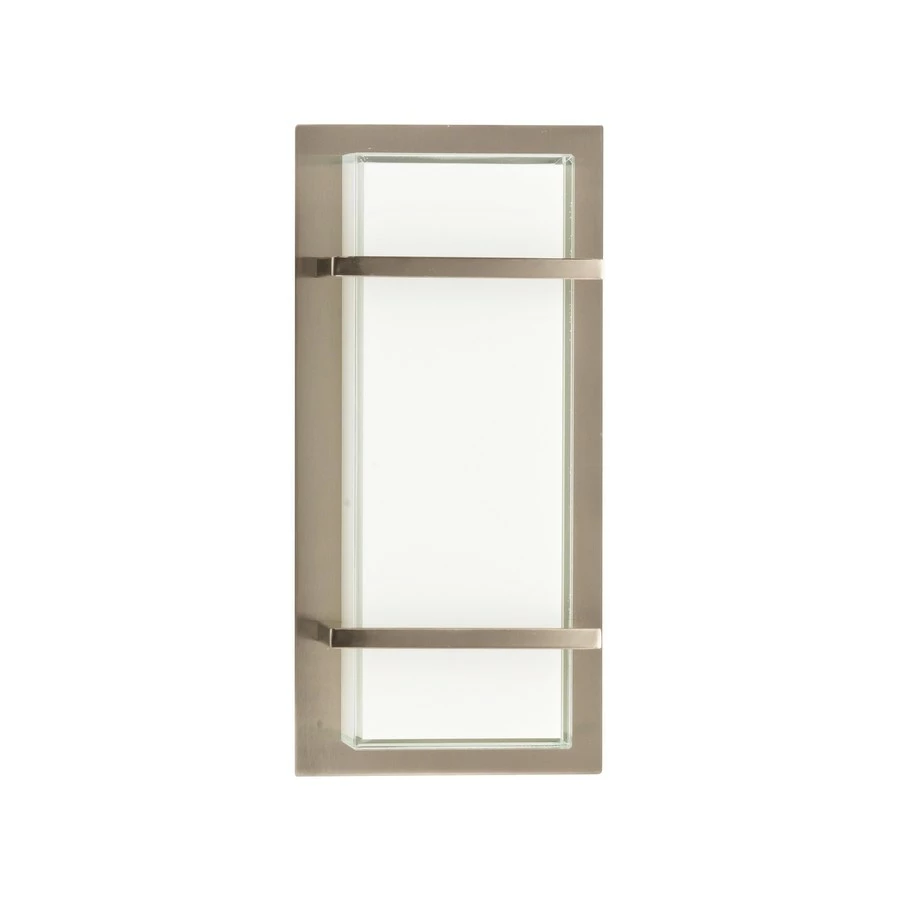 Allen + Roth Brighton 2-Light 5.51 Brushed Nickel Rectangle Vanity Light Bar 6 Allen + Roth Brighton 2-Light 5.51 Brushed Nickel Rectangle Vanity Light Bar - Image 6